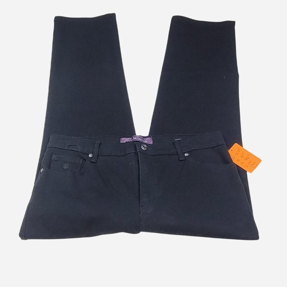 Gloria Vanderbilt Amanda Black Skinny Jeans Petite Size 14P